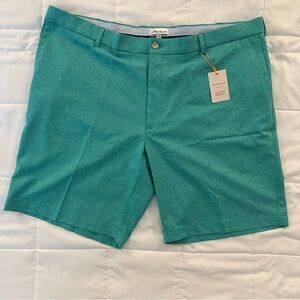 Peter Millar Salem Millar Performance Men's Shorts | size 42 | Lilypad / Blue